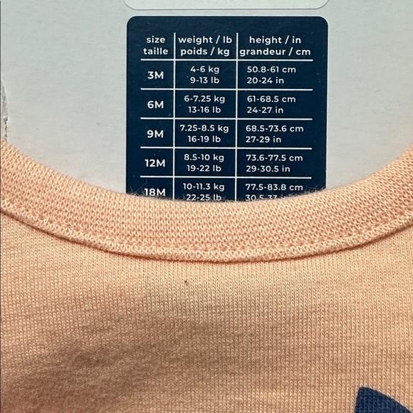 Pekkle Baby Dress Set with Peach and Mint - Picture 3 of 4